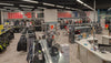 Scaffalatura metallica zincata per arredamento negozi cm. 100x60x140h