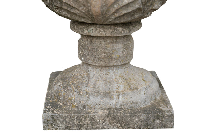 Biscottini Pigna Statua Ornamento in Pietra Biscottini 25x50 Arredo Giardino Esterno