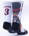 Calzini Scrimmage unisex basket The Answer White