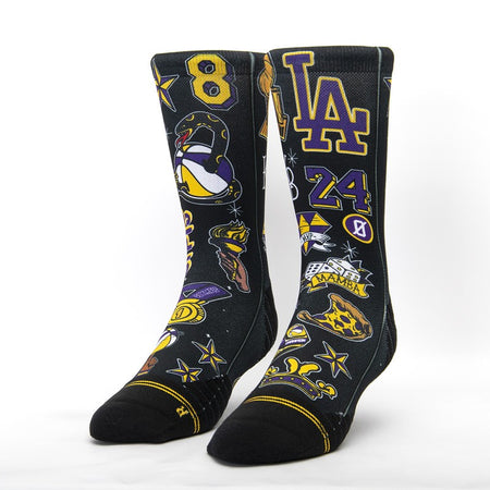 Calzini Scrimmage unisex basket Mamba Black