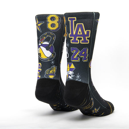 Calzini Scrimmage unisex basket Mamba Black