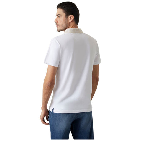Guess maglietta polo bianca Nolan M5GP66 J1314 G011 Polo Guess