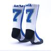 Calzini unisex Scrimmage basket Jersey Luka Sky blue-White