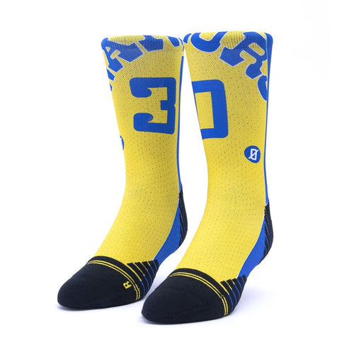 Calzini unisex Scrimmage basket Jersey Wordell Yellow-Sky blue