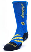 Calzini unisex Scrimmage Fitness under construction Blau