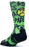 Calzini unisex Scrimmage Angry Ball calze da Padel Green