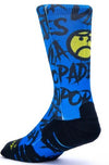 Calzini unisex Scrimmage Angry Ball calze da Padel Blu