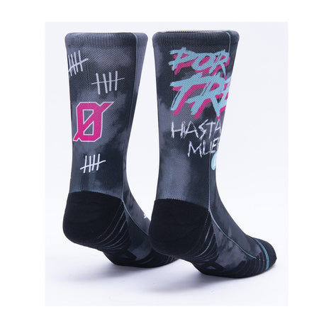 Calzini unisex Scrimmage Por Tres calze da Padel Black