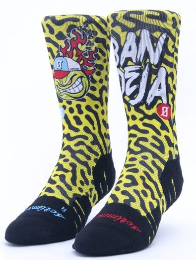 Calzini unisex Scrimmage Bandeja calze da Padel Yellow