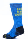 Calzini unisex Scrimmage My Girlfriend/Boyfriend calze da Padel Blu