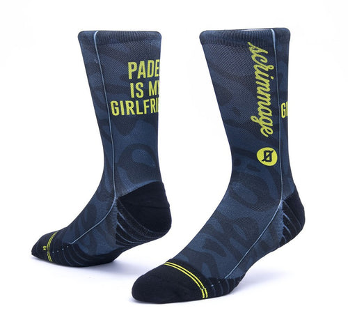 Calzini unisex Scrimmage My Girlfriend/Boyfriend calze da Padel Black