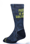 Calzini unisex Scrimmage My Girlfriend/Boyfriend calze da Padel Black