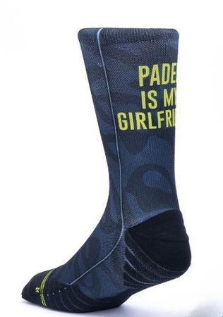 Calzini unisex Scrimmage My Girlfriend/Boyfriend calze da Padel Black