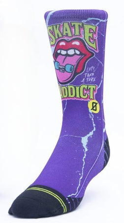 Calzini unisex Scrimmage Everyday Skate Addict Purple
