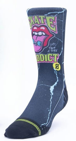 Calzini unisex Scrimmage Everyday Skate Addict Black
