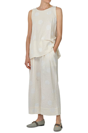 MAMA B Mama B - Pantalone - 450651 - Panna da donna