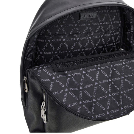 Guess zaino nero saffiano da uomo MILANO HMECSAP3406BLA