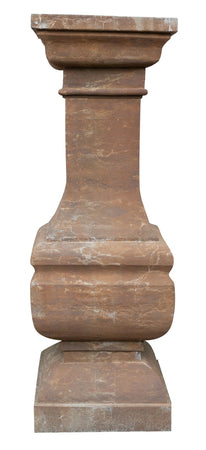 Biscottini Base portavaso in pietra Biscottini solida robusta diametro 50 altezza 145