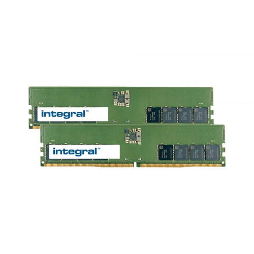 Integral IN5T16GNHRBXK2 memoria 32 GB 2 x 16 GB DDR5 (32GB [2x16GB] PC RAM MODULE KIT DDR5 4800MTs PC5-38400 UNBUFFERED NON-ECC DIMM 1.1V 2GX8 CL40 INTEGRAL)