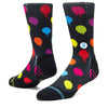 Calzini unisex Scrimmage Everyday Paint dot's Black