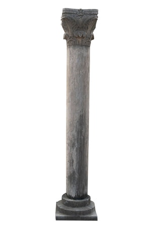 Biscottini Colonna Biscottini massiccia pietra lavorata a mano 48x245 arredo interno