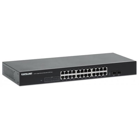 Gigabit Ethernet Switch 24 porte con 2 porte SFP