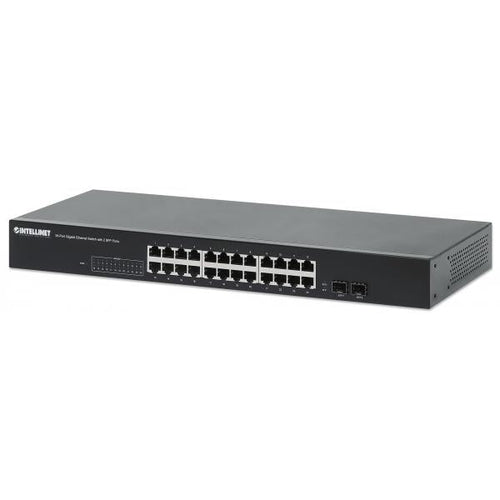 Gigabit Ethernet Switch 24 porte con 2 porte SFP