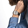 Orologio CK CALVIN KLEIN uomo Established pelle nero / bianco