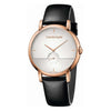 Orologio CK CALVIN KLEIN uomo Established pelle nero / bianco