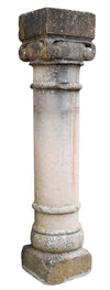 Biscottini Colonna decorativa in pietra massiccia Biscottini, pezzo unico  35 H 170 arredo