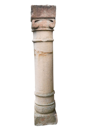 Biscottini Colonna in Pietra Massiccia Biscottini Diametro 36 Altezza 170 Arredo Giardino