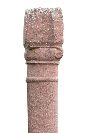 Biscottini Biscottini Colonna Pietra Massiccia Pezzo Unico Arredo Interno Esterno 28x198