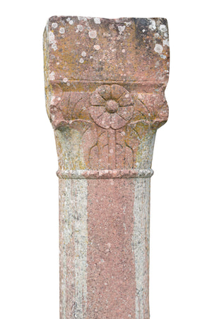 Biscottini Biscottini Colonna pietra massiccia artigianale per interni esterni D23 H176