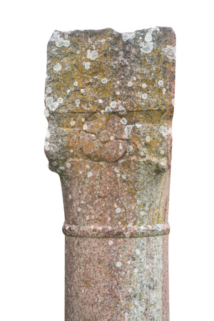 Biscottini Biscottini Colonna pietra massiccia artigianale per interni esterni D23 H176