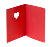 Legami, Quaderno a Righe Large, Foglio B5, Tema Heart