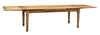 Biscottini Tavolo Country allungabile in legno massello di tiglio L220xPR100xH80 cm. Made in Italy