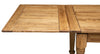 Biscottini Tavolo Country allungabile in legno massello di tiglio L220xPR100xH80 cm. Made in Italy