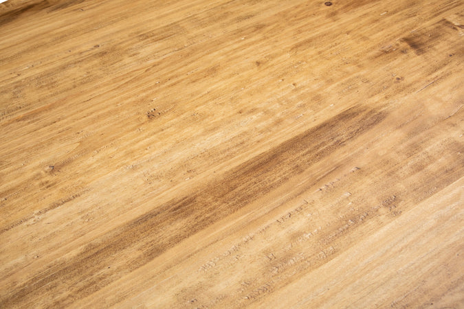 Biscottini Tavolo Country allungabile in legno massello di tiglio L220xPR100xH80 cm. Made in Italy