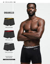 Boxer DSU0113 ! Drop Season –Set 3 Boxer Uomo Pack Total Black in Cotone Stretch Premium