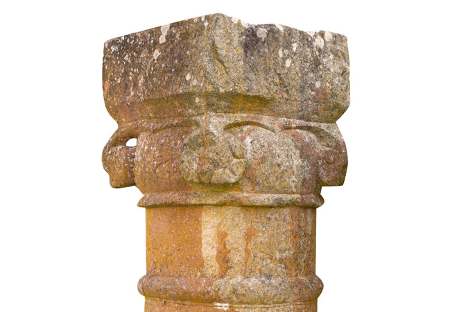 Biscottini Colonna decorativa in pietra massiccia Biscottini diametro 29 altezza 171