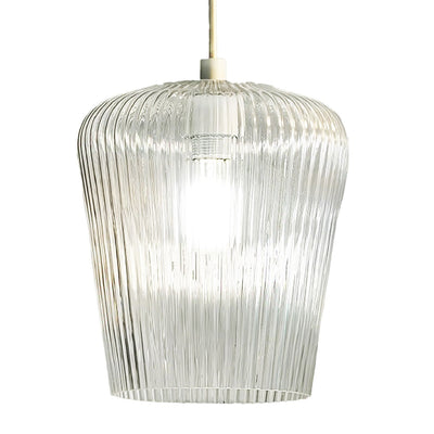 Sospensione vetro trasparente Gea Luce NUMA E27 LED lampada soffitto moderna