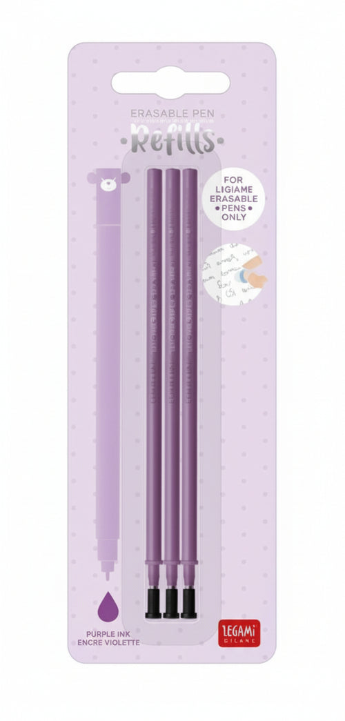 Legami, Refill per Penna Gel Cancellabile viola