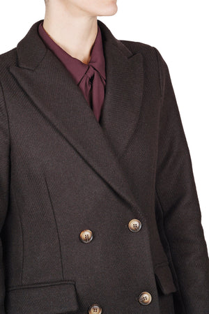 LA FEMME BLANCHE La Femme Blanche - Cappotto - 461597 - Marrone da donna