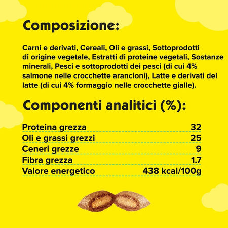 Catisfactions Mix Snack per Gatti gusto Salmone e Formaggio 60gr