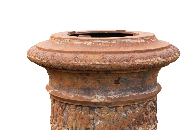 Biscottini Colonna Scultura Ghisa Biscottini 93x193 Decorazione Interni Esterni Speciale