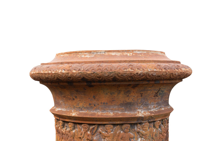 Biscottini Colonna Scultura Ghisa Biscottini 93x193 Decorazione Interni Esterni Speciale