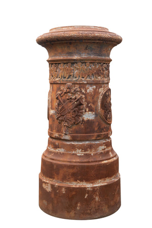 Biscottini Colonna Scultura Ghisa Biscottini 93x193 Decorazione Interni Esterni Speciale