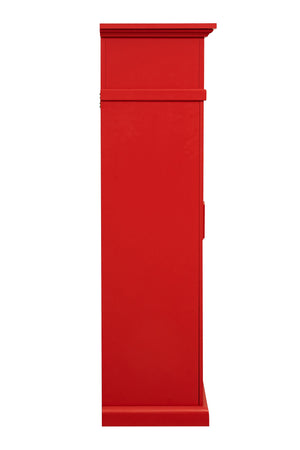 Biscottini Libreria a vetrina in stile cabina telefonica inglese in legno