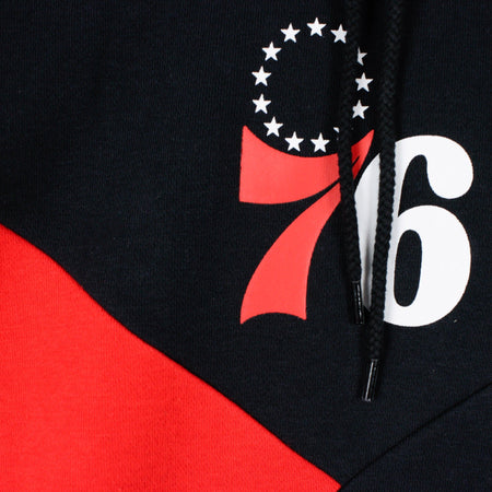 NEW ERA Felpa Cappuccio Uomo Nba Colour Block Po Hoody Phi76e Navy/original Team Colors da uomo