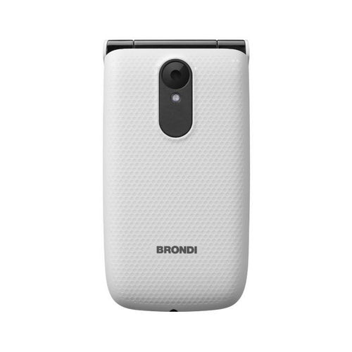 cellulare clamshell brondi dual sim bianco